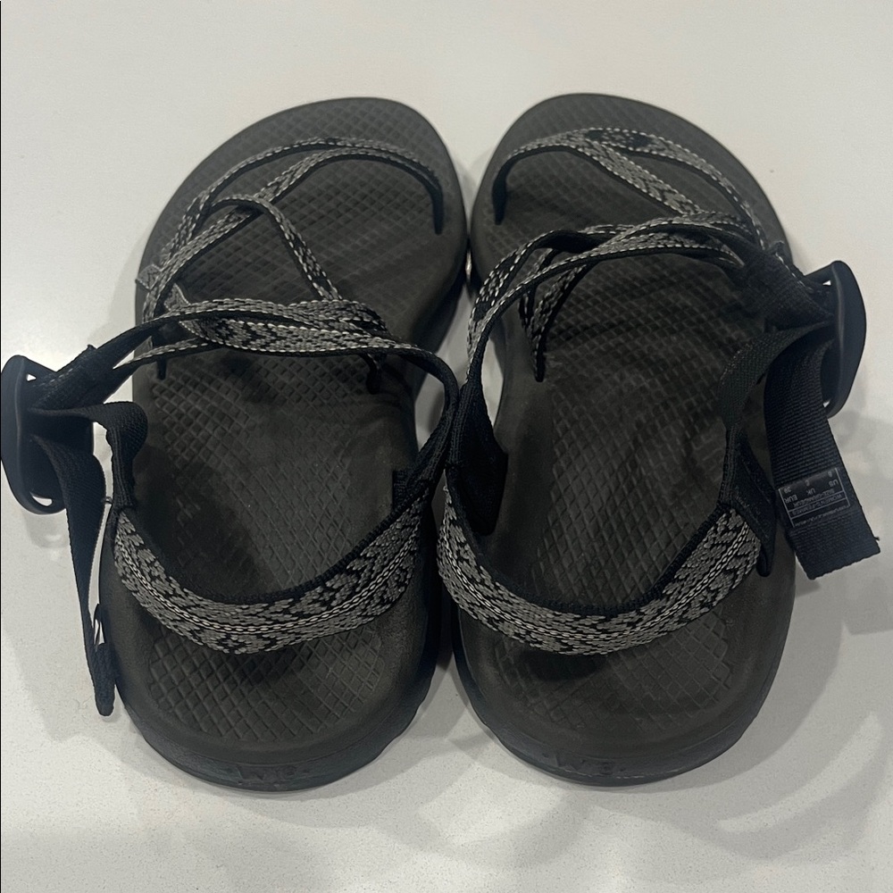 Chaco Black and Gray Strappy Sport Sandals - Picture 3 of 5